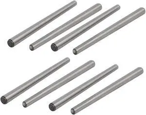 Carbon Steel GB117 100mm Length 6mm Small End Diameter Taper Pin 8pcs