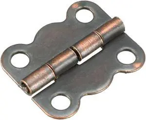 0.63" Antique Copper Hinges Retro Butterfly Mini Hinge with Screws 20pcs