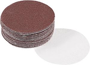 20Pcs 7 Inch Hook and Loop Sanding Disc 600 Grits Flocking Sandpaper for Random Orbit Sander Brown