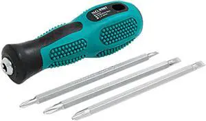 2 Way 3 Shafts Reversible Phillips Slotted Screwdriver Set