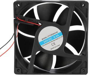 DC 24V 0.40A 120mmx120mmx38mm 7 Vanes Cooling Fan for Industrial