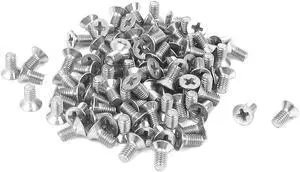 M3 x 6mm Metric Phillips Flat Head Countersunk Bolts Machine Screws 100pcs