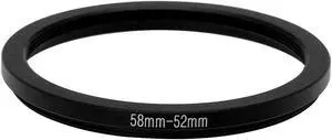 Unique Bargains 58mm-52mm 58-52mm 58mm to 52mm Step Down Filter Ring Stepping Adapter Adaptor