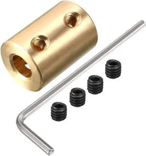 5mm to 7mm Aluminium Alloy Brass Motor Shaft Coupling Joint Connector