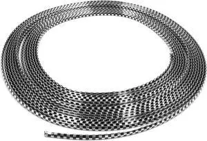14M Long Carbon Fiber Pattern Car Door Edge Guard U-shaped Moulding Trim Strip