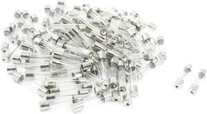 Unique Bargains Unique Bargains 100 Pcs 30A 250V Quick Fast Blow Glass Tube Fuses 6mm x 30mm