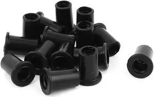 15 Pcs 20mm x 11.5mm x 7mm Strain Relief Cord Boot Protector Cable Hose Black