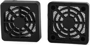 2Pcs 44 x 44 x 7mm Plastic Dustproof PC Computer Fan Dust Filter Guard