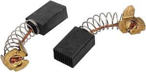 Pair Carbon Brushes Power Tool 15 x 10 x 6mm for Generic Electric Motor