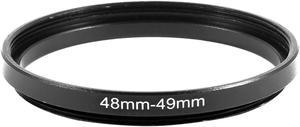 Unique Bargains 48mm-49mm 48mm to 49mm Black Step Down Ring Adapter for Camera