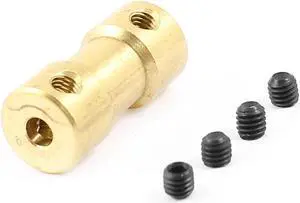 3mm x 4mm RC Model Toy Brass Motor Shaft Coupling Connector Adapter Joint
