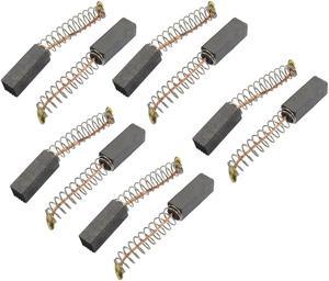 Unique Bargains 10 Pcs Spring Type Electric Motor Carbon Brushes 43/64" x 3/13" x 3/13"