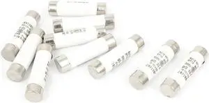 Unique Bargains 500V 32A 10mmx38mm Cylindrical Shaped Tube Fuse Links R015 RT18 RT14 10PCS