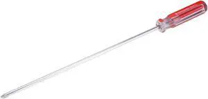 Magnetic #2 Phillips Screwdriver with 10 Inch Chrome Vanadium Steel Shaft
