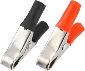10A Clips Alligator Clamps Terminal Test Electrical Crocodile Clamp , 2pcs