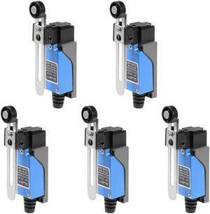 ME-8108 Adjustable Roller Lever Arm Momentary Limit Switch 1NC+1NO 5Pcs