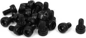 M3 x 5mm Alloy Steel 12.9 Grade Fully Thread Hex Socket Head Cap Screw 20PCS