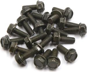 20pcs Dark Green Universal Scooter Motorcycle Hexagon Bolts Screws 6mm x 16mm