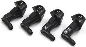 4 Pcs Plastic Car Windshield Washer Wiper Water Spray Nozzle for Honda Accord Civic