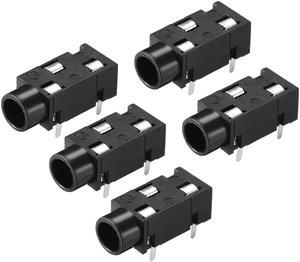 3.5 mm Audio Jack Connector PCB Mount Female Socket 3Pin  PJ-320 5pcs