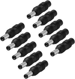DC Power Converter 5.5mm x 2.1mm Male to 3.5mm x 1.35mm Female Adapter Connector Black 10Pcs DC Power Converter 5.5mm x 2.1mm Male to 3.5mm x 1.35mm Female Adapter Connector Black 10Pcs
