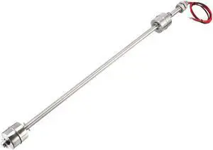 Stainless Steel Dual Ball Float Switch 420mm/16.54inch Tank Vertical Water Level Sensor