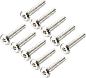 M6x35mm Hex Socket Head Screws Furniture Bolts Fastener Carbon Steel 10pcs