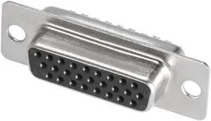 D-sub Connector DB26 Female Socket 26-pin 3-row Port Terminal Breakout for Mechanical Equipment CNC Computers Pack of 1
