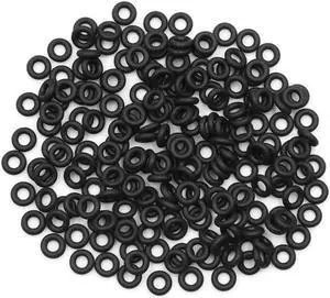 Black NBR O-Ring Seal Gasket Washer for Automotive Car 3 x 1.8mm 200pcs