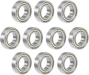 6800ZZ Deep Groove Ball Bearing 10x19x5mm Double Shielded Chrome Steel Bearings 10-Pack