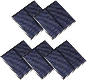 5Pcs 0.7W 5V Small Solar Panel Module DIY Polysilicon for Toys Charger