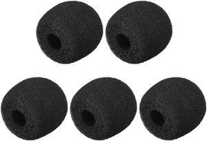 5PCS Foam Mic Cover Headset Microphone Windscreen Shield Protection 26mm Length for Headset Lapel Lavalier