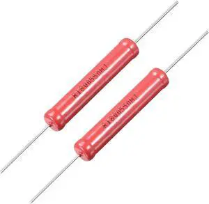 5W Power Rating 50M Ohm High Voltage Glass Glaze Film Resistor 2 Pcs