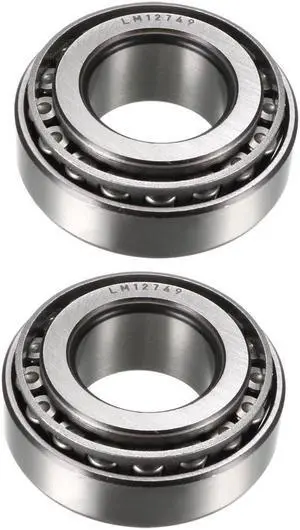 LM12749/LM12710 Tapered Roller Bearing Cone and Cup Set 0.8656" Bore 1.781" O.D. 0.61" Width 2pcs