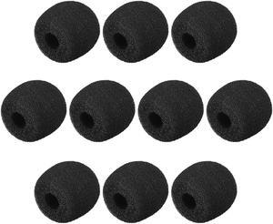 10PCS Foam Mic Cover Headset Microphone Windscreen Shield Protection 26mm Length for Headset Lapel Lavalier