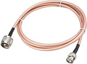 Low Loss RF Coaxial Cable Connection Coax Wire RG-142 N Male to BNC Male 183cm