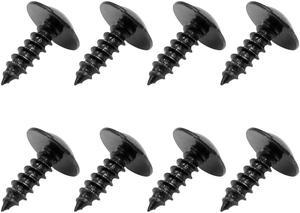 8pcs 5 x 19.2mm Stainless Steel Screw for Car Fender Bumper License Plate