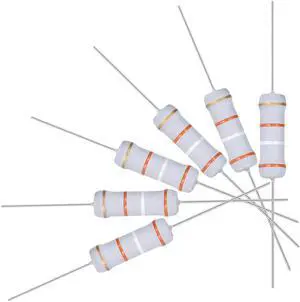 30 Pcs Metal Oxide Film Resistor, 5% Tolerance, Axial Lead, 2W, Flame Proof, 39K Ohm Resistance for DIY Electronic Projects and