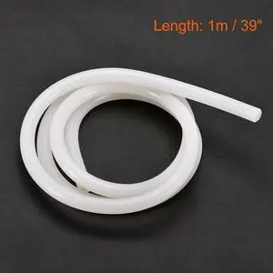 Silicone Bending Insert, Sealing Circle Seal Rod Round Bar - 39" Long 6MM Dia High Temperature Resistant Silicone Sealing Strip (Cream White)
