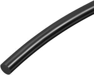 Silicone Bending Insert, Sealing Circle Seal Rod Round Bar - 39" Long 10MM Dia High Temperature Resistant Silicone Sealing Strip (Black)