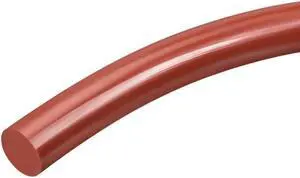 Silicone Bending Insert, Sealing Circle Seal Rod Round Bar - 39" Long 16MM Dia High Temperature Resistant Silicone Sealing Strip (Red)