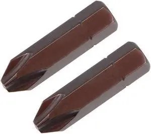 2pcs Phillips Bits 5/16 Inch 8mm Hex Shank 32mm Length Cross PH3 Magnetic Screw Driver S2 Screwdriver Bit