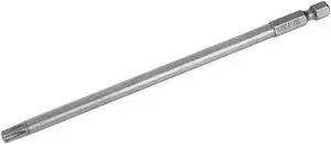 Torx Screwdriver Bits 1/4-Inch Hex Shank 150mm Length T30 Magnetic Security Star Screw Driver S2 Bit