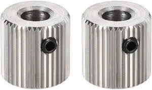 MK7/MK8 Drive Gear Extruder Driver Feeder Gear 40T 5mm Bore 2pcs