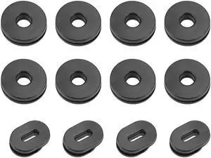 Side Cover Grommet Single Side Rubber Washer for Motorcycle 4Set