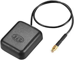 GPS Active Antenna MCX Plug 28dB Aerial Connector Cable with Magnetic Mount 1 Meters Wire