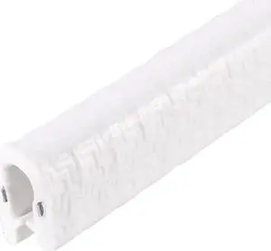 Edge Trim U Seal White PVC Plastic U Channel Edge Protector Fits 1/32'' - 3/32'' Edge 10 Feet Length
