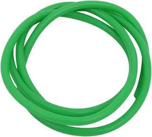 3mm x 5mm High Temp Resistant Silicone Rubber Tube Hose Pipe Green 1 Meter Long
