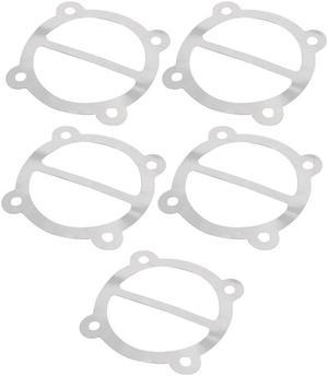 5Pcs 85mm Dia Air Compressor Cylinder Head Gasket Silver Tone