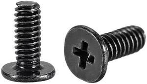 M2 x 5mm Laptop Notebook Computer Screws Phillips Head Screw Fastener Black 3.8mm Dia Screw Head for IBM HP Dell Lenovo Sony Gateway Acer Samsung 50pcs